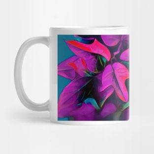 Purple Leaves Mug